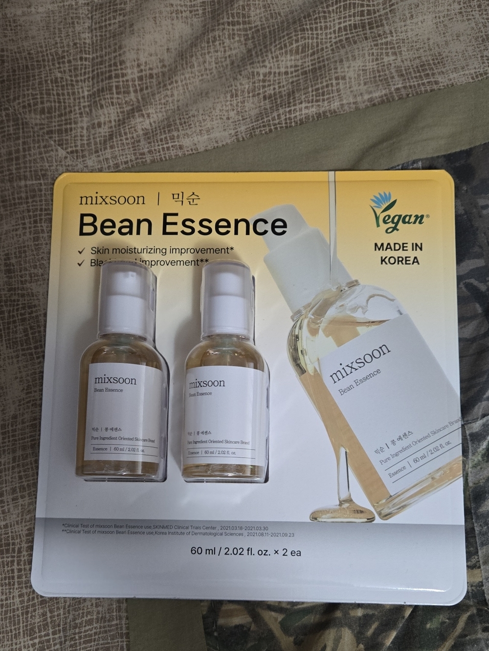 mixsoon Bean Essence Moisturizing Skincare